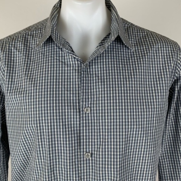 THEORY - BEAUTIFUL MEN’S CHECKED SHIRT - XL - Picture 5 of 7
